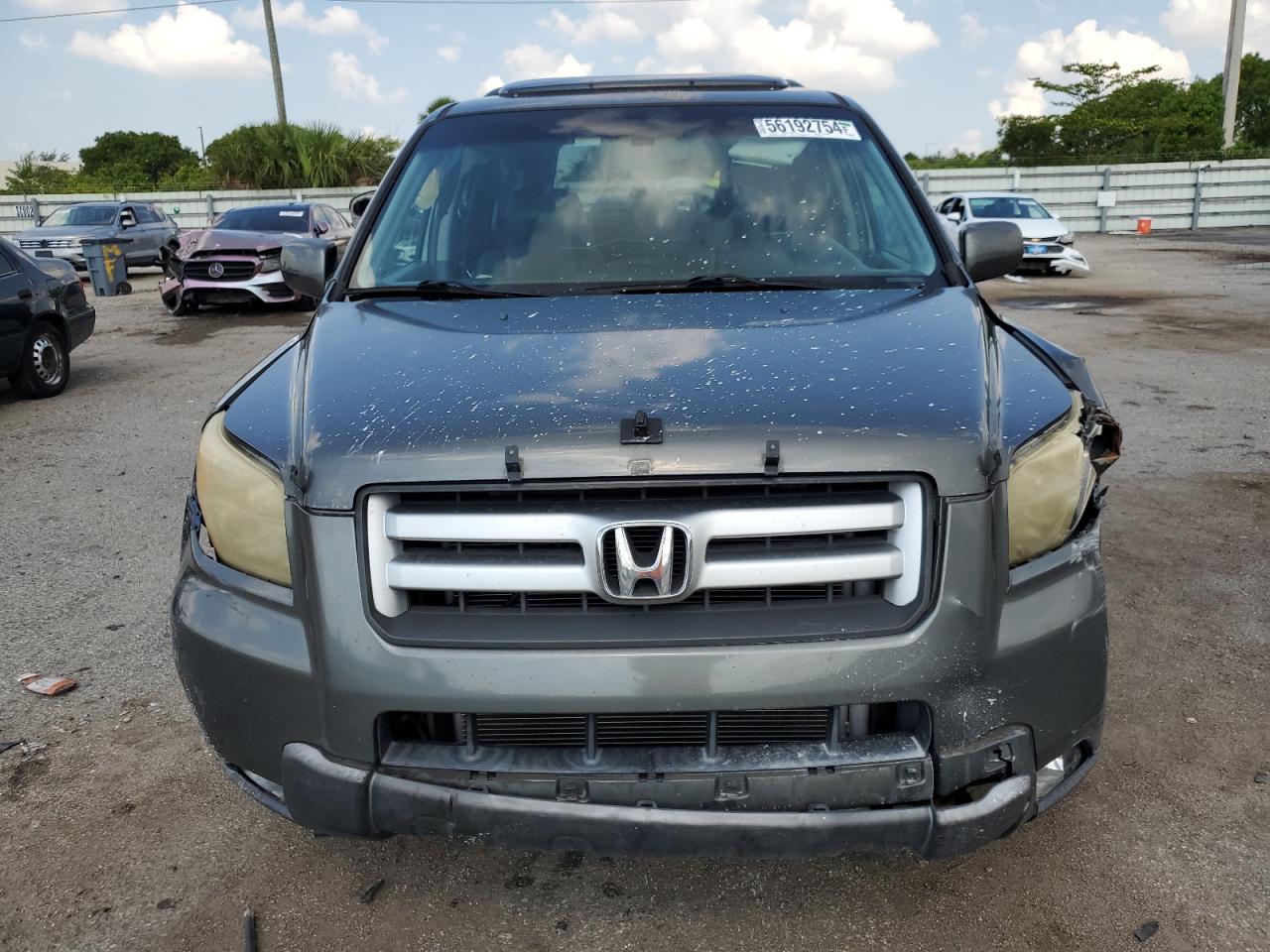 5FNYF28597B021244 2007 Honda Pilot Exl