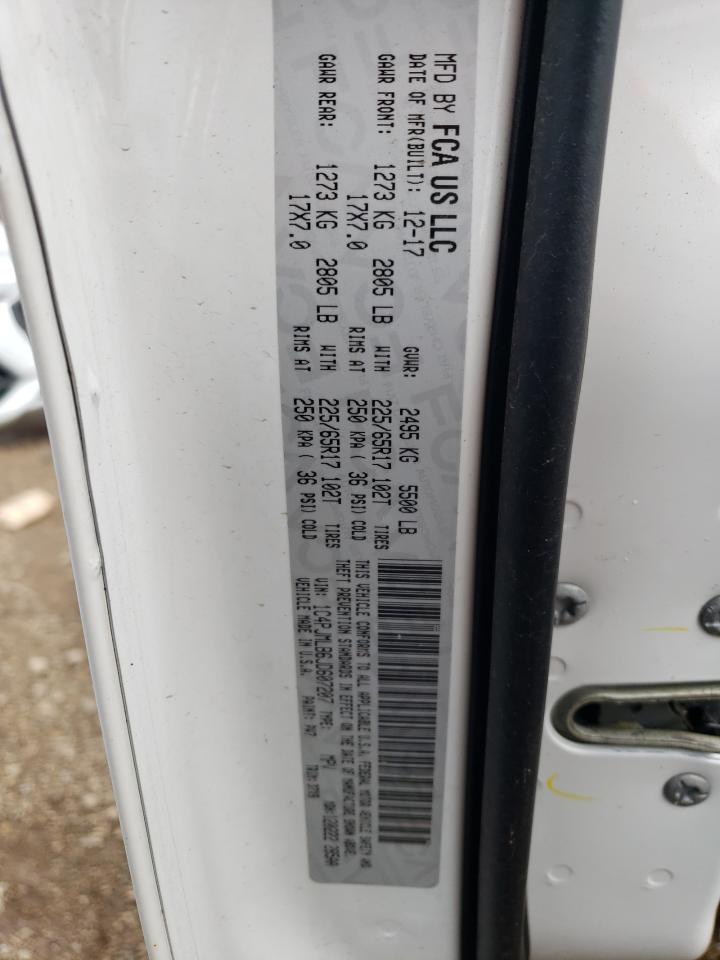 1C4PJMLB6JD607207 2018 Jeep Cherokee Latitude Plus