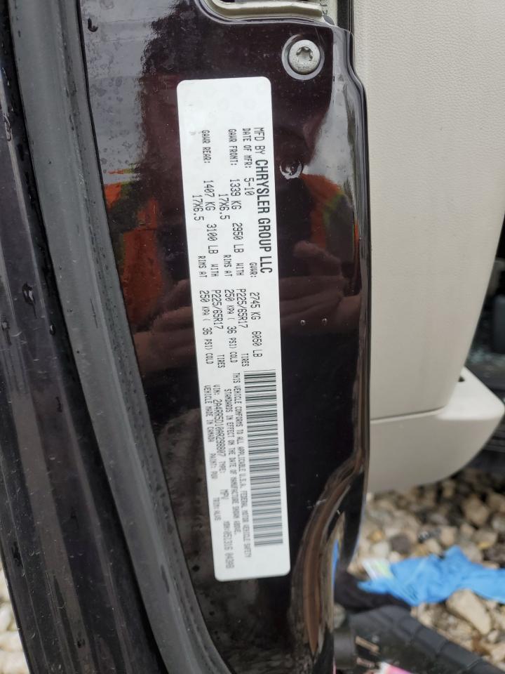 2A4RR5D10AR298807 2010 Chrysler Town & Country Touring