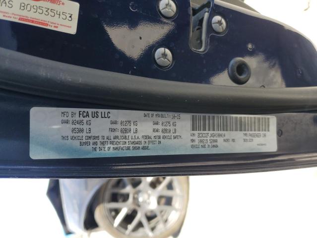 2016 Dodge Challenger R/T Scat Pack VIN: 2C3CDZFJXGH100414 Lot: 56099464