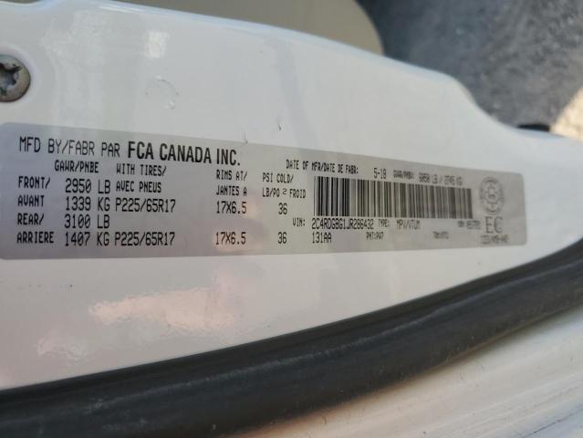 2018 Dodge Grand Caravan Se VIN: 2C4RDGBG1JR286432 Lot: 55274664