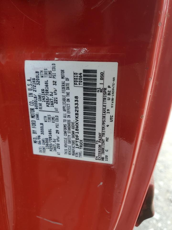 1FTDF18WXVKB25338 1997 Ford F150