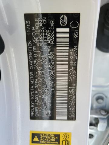 2014 Lexus Es 300H VIN: JTHBW1GG8E2047299 Lot: 53949354