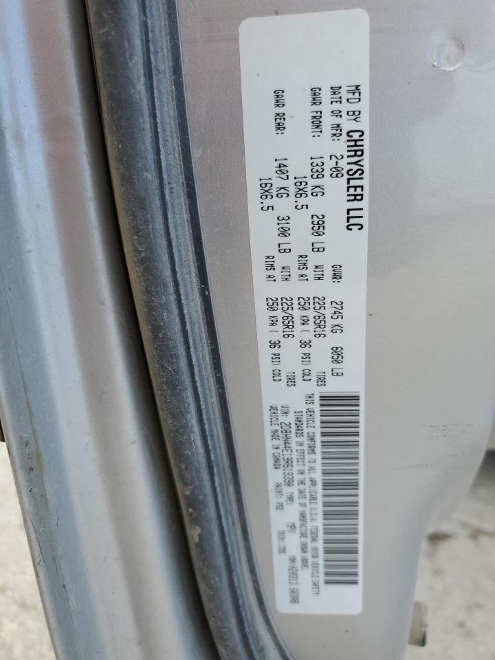 2D8HN44E19R619390 2009 Dodge Grand Caravan Se