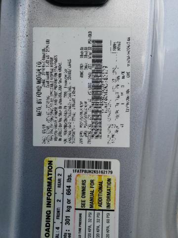 2019 Ford Mustang VIN: 1FATP8UH2K5162179 Lot: 54768914