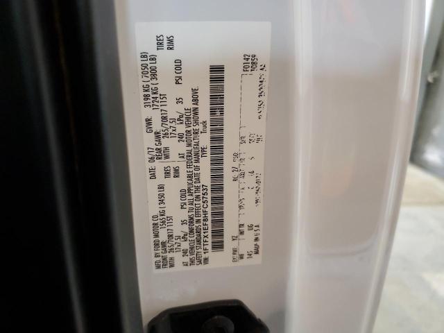 2017 Ford F150 Super Cab VIN: 1FTFX1EF8HFC57537 Lot: 53027514