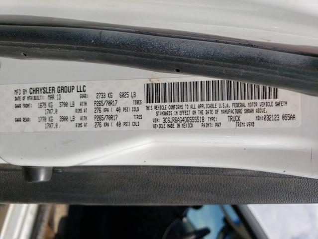 2013 Ram 1500 St VIN: 3C6JR6AG4DG555518 Lot: 54838664