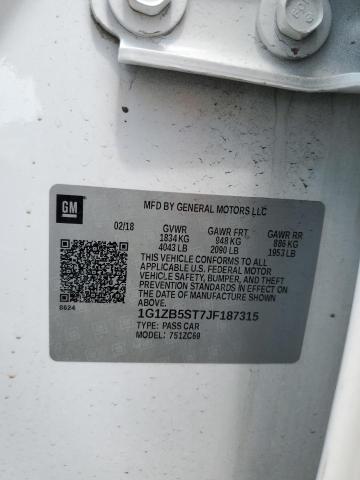 2018 Chevrolet Malibu Ls VIN: 1G1ZB5ST7JF187315 Lot: 54057294