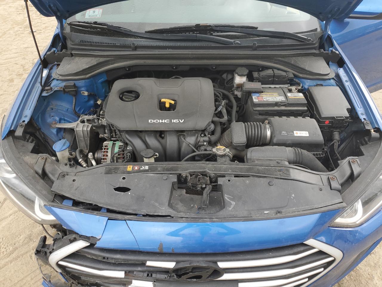 KMHD74LF0HU409636 2017 Hyundai Elantra Se