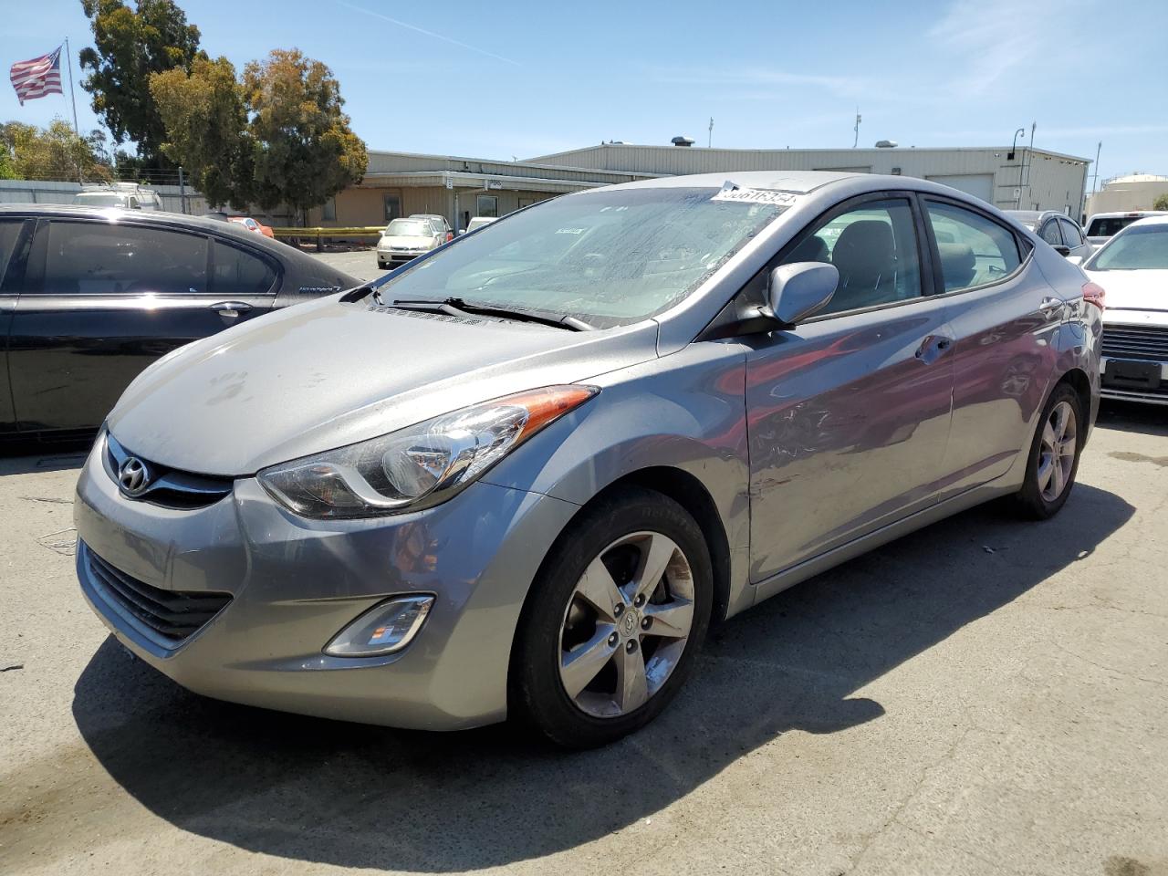 KMHDH4AE8CU359598 2012 Hyundai Elantra Gls