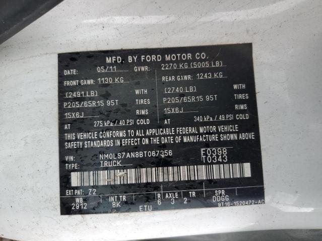 NM0LS7AN8BT067356 2011 Ford Transit Connect Xl