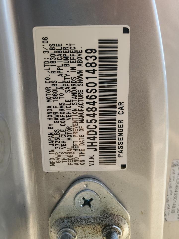 JH4DC54846S014839 2006 Acura Rsx