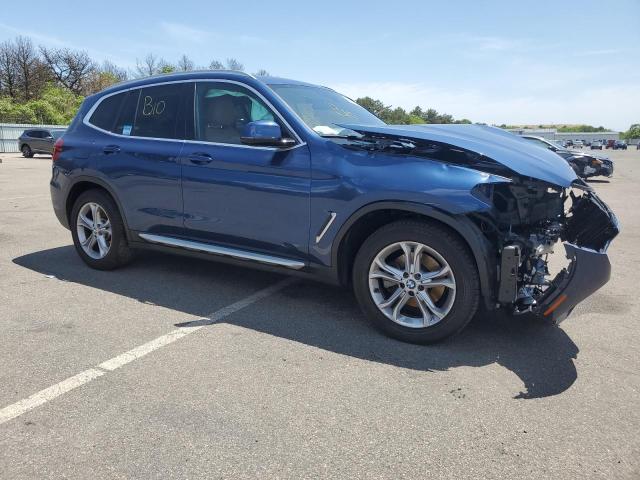 2021 BMW X3 xDrive30I VIN: 5UXTY5C01M9E69180 Lot: 56017714