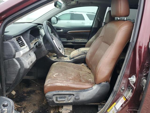 2017 Toyota Highlander Limited VIN: 5TDYZRFH4HS215674 Lot: 54180364