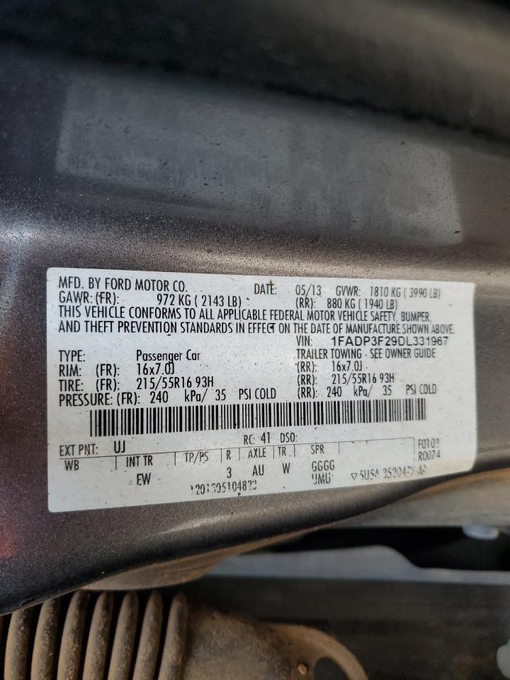 1FADP3F29DL331967 2013 Ford Focus Se