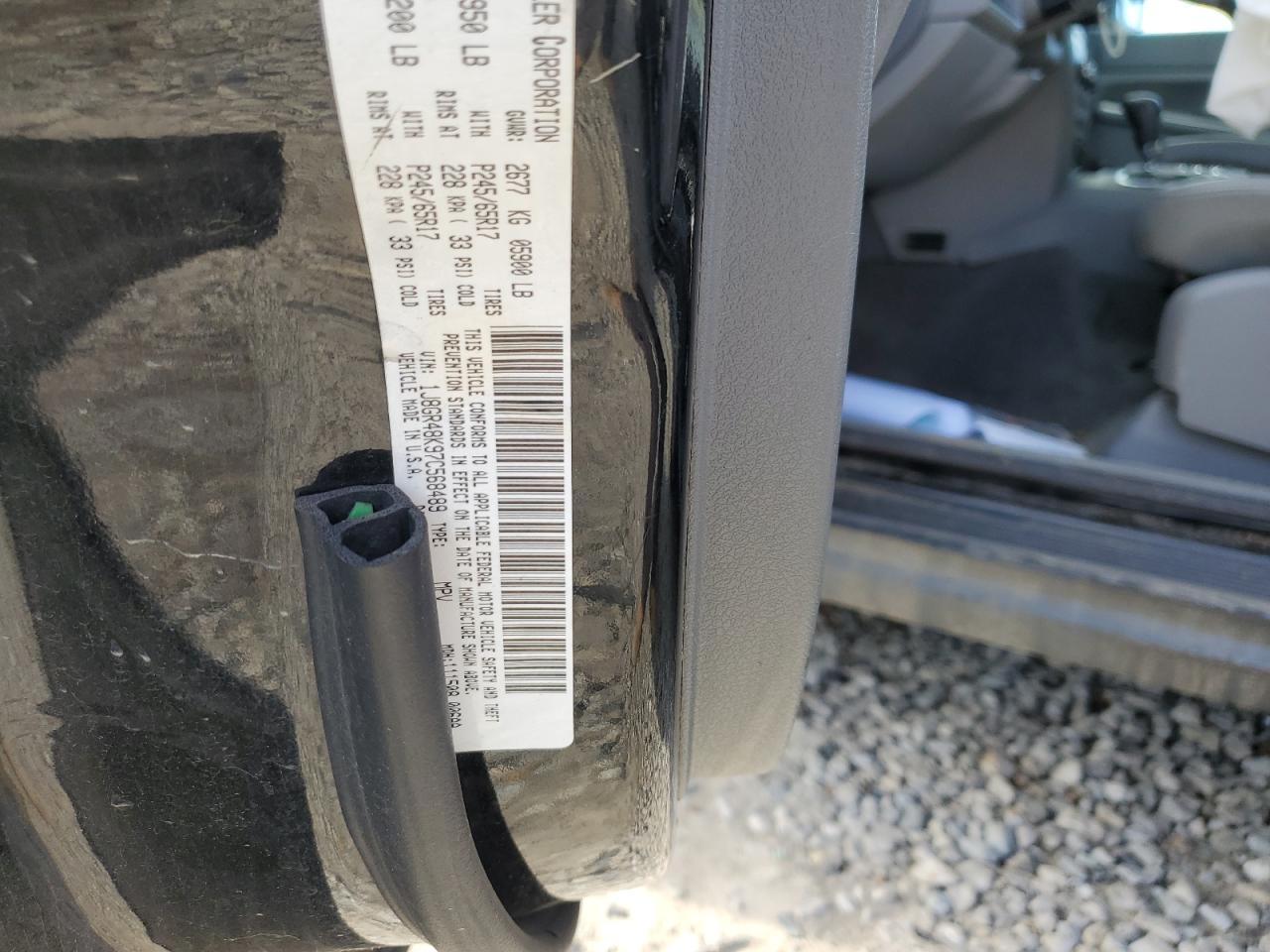 1J8GR48K97C568489 2007 Jeep Grand Cherokee Laredo