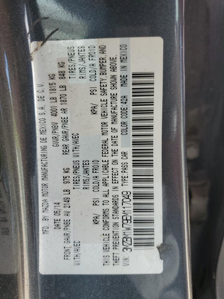 3MZBM1W79EM117049 2014 Mazda 3 Grand Touring