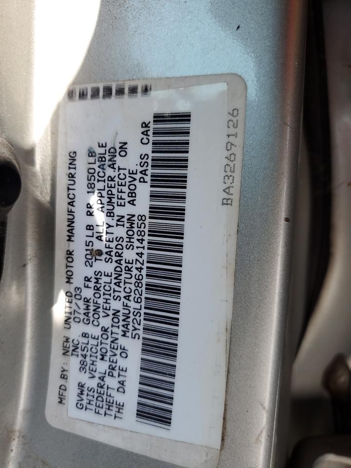 5Y2SL62864Z414858 2004 Pontiac Vibe