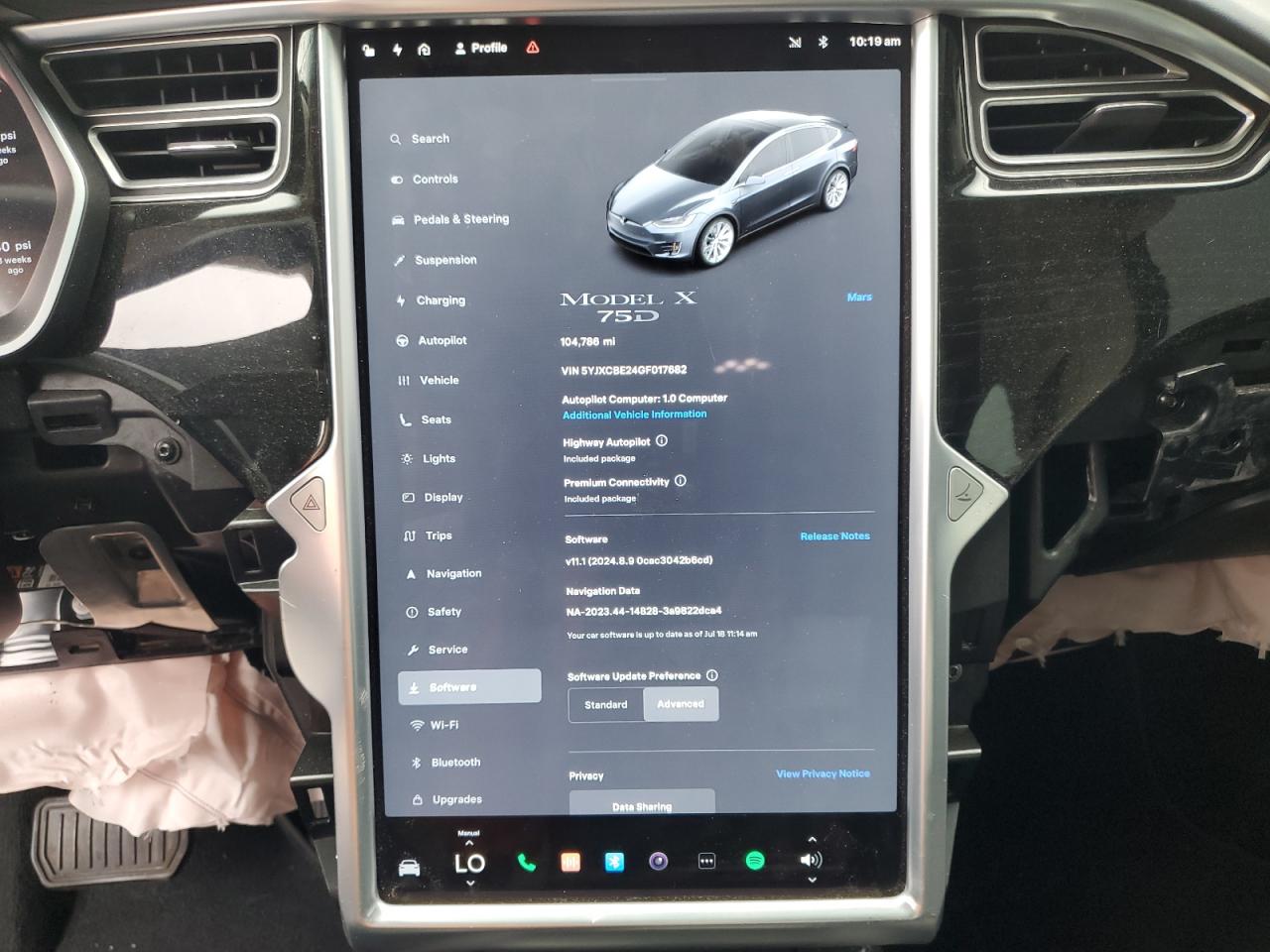 5YJXCBE24GF017682 2016 Tesla Model X