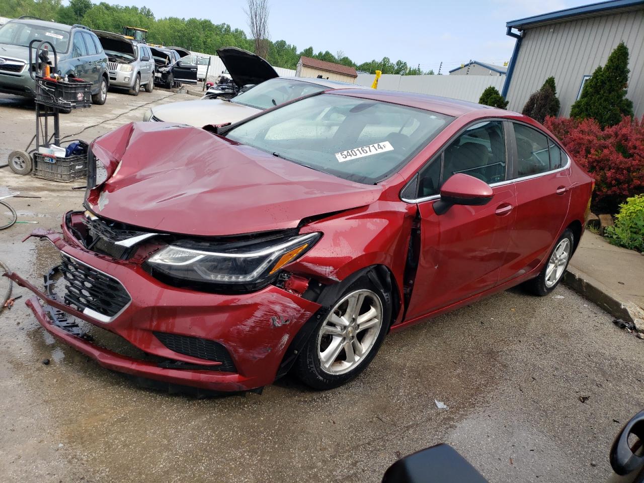 2017 Chevrolet Cruze Lt vin: 1G1BE5SM7H7145121