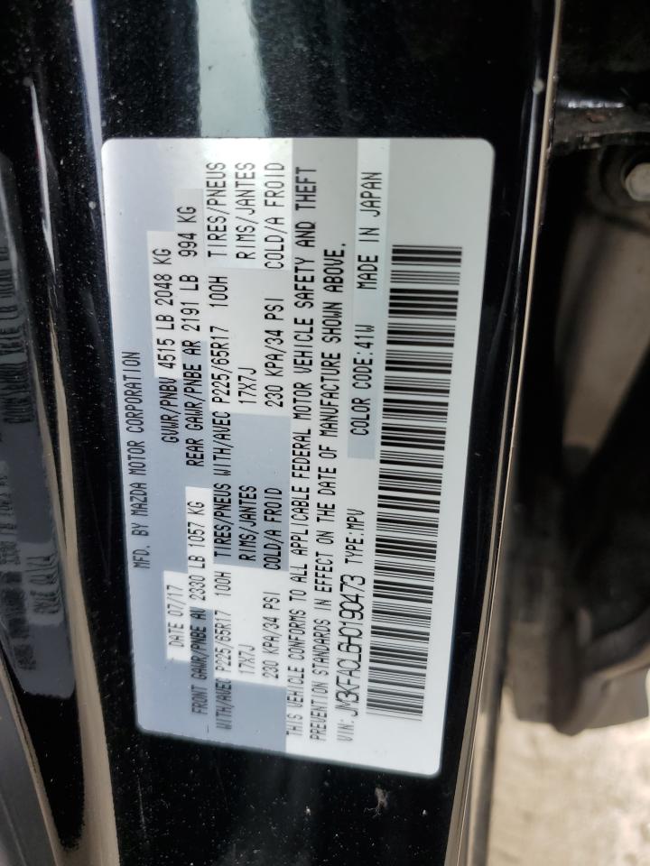 JM3KFACL6H0190473 2017 Mazda Cx-5 Touring