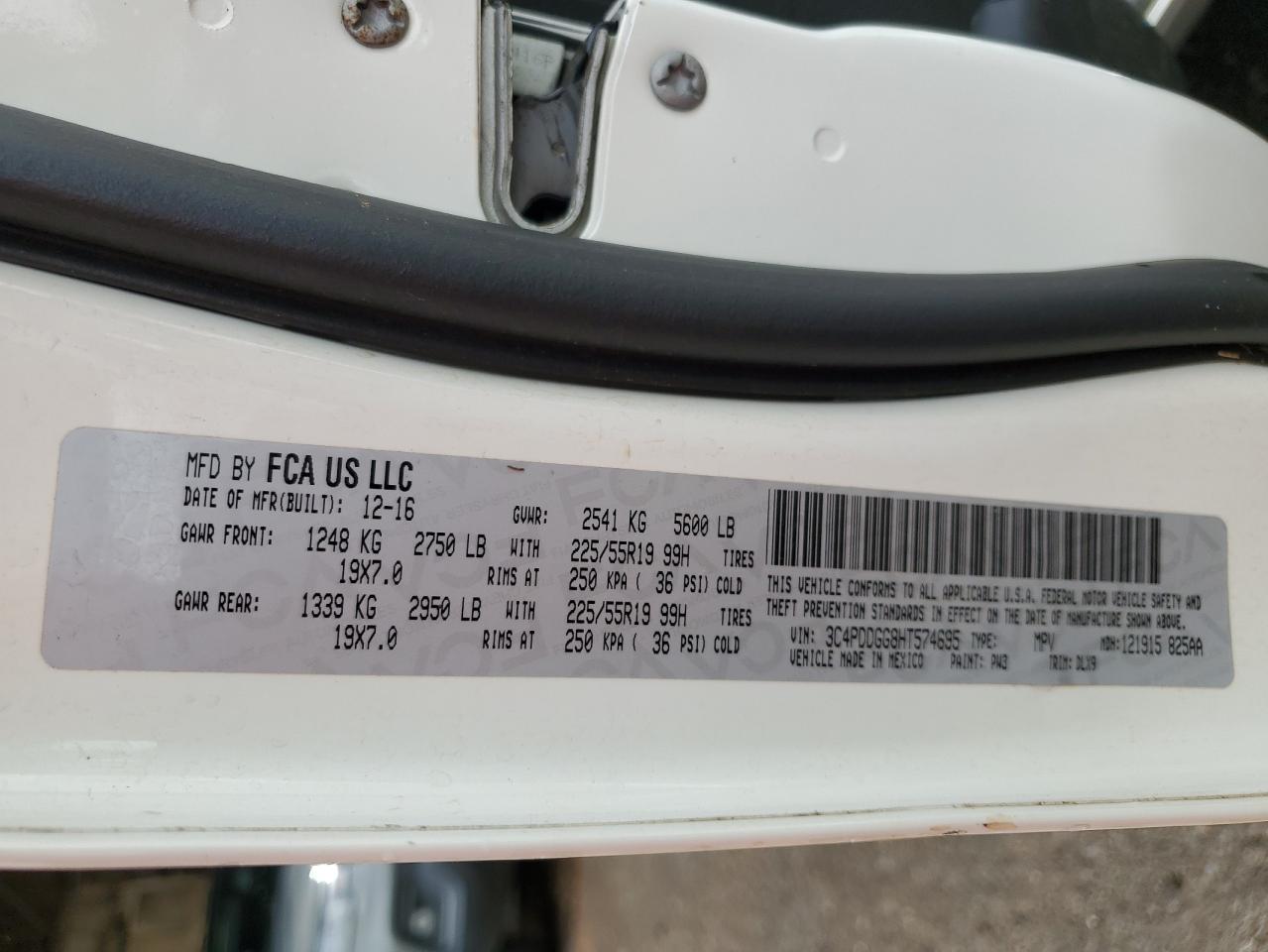 3C4PDDGG8HT574695 2017 Dodge Journey Crossroad