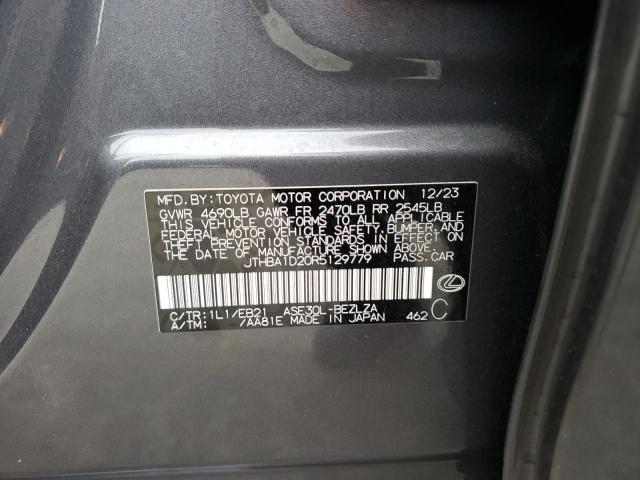 2024 Lexus Is 300 VIN: JTHBA1D20R5129779 Lot: 56390564