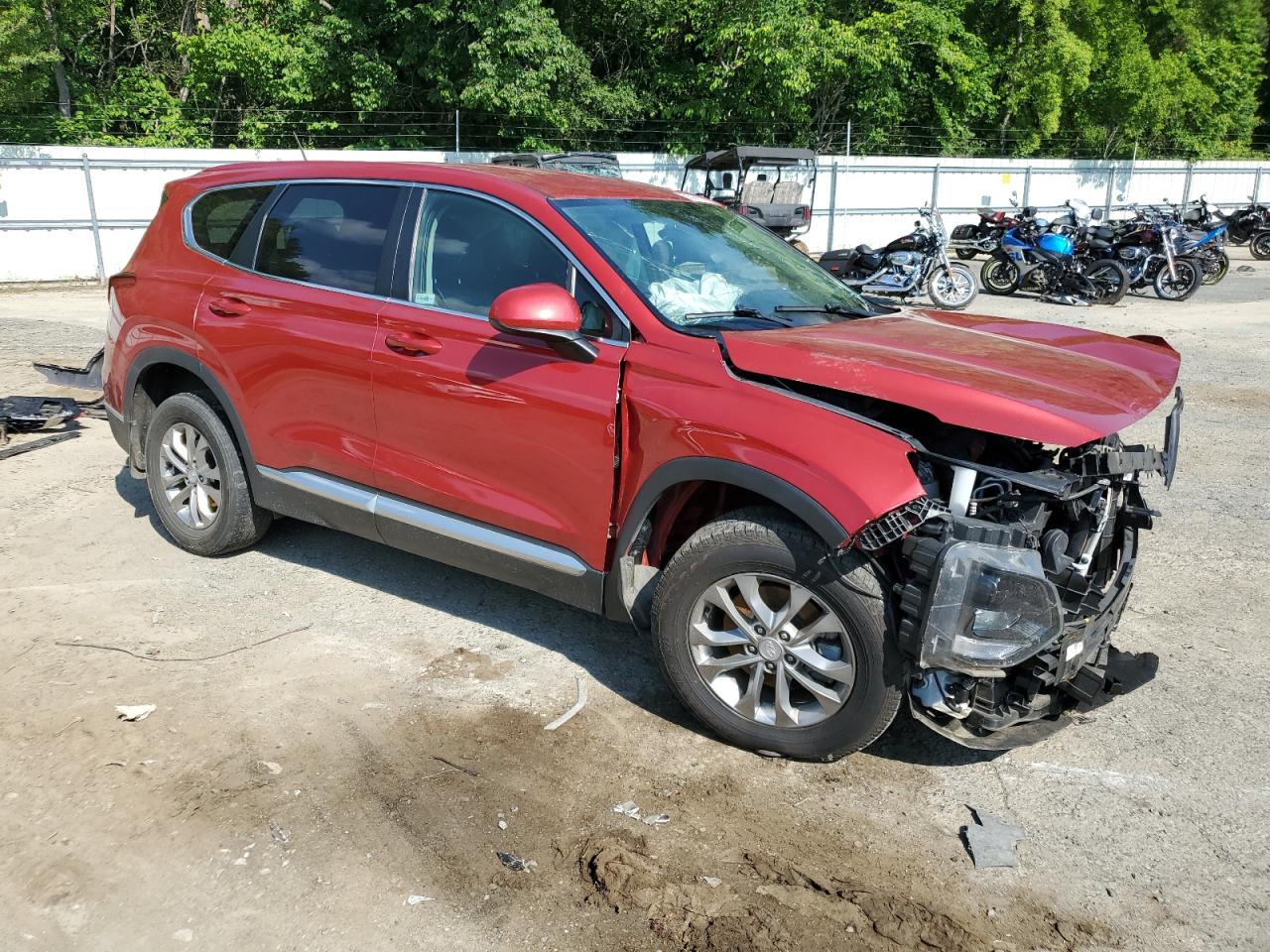 2019 Hyundai Santa Fe Se vin: 5NMS23AD9KH105502