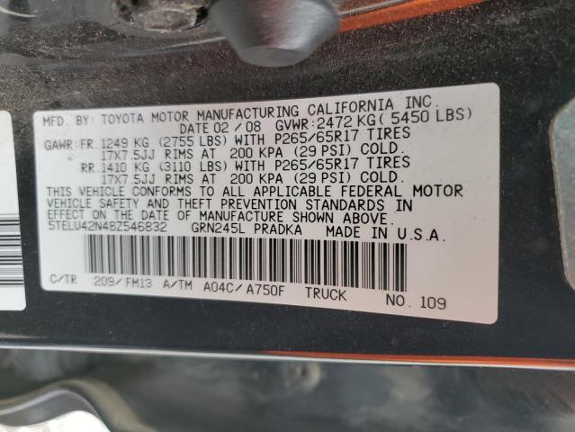 2008 Toyota Tacoma Double Cab VIN: 5TELU42N48Z546832 Lot: 56052844