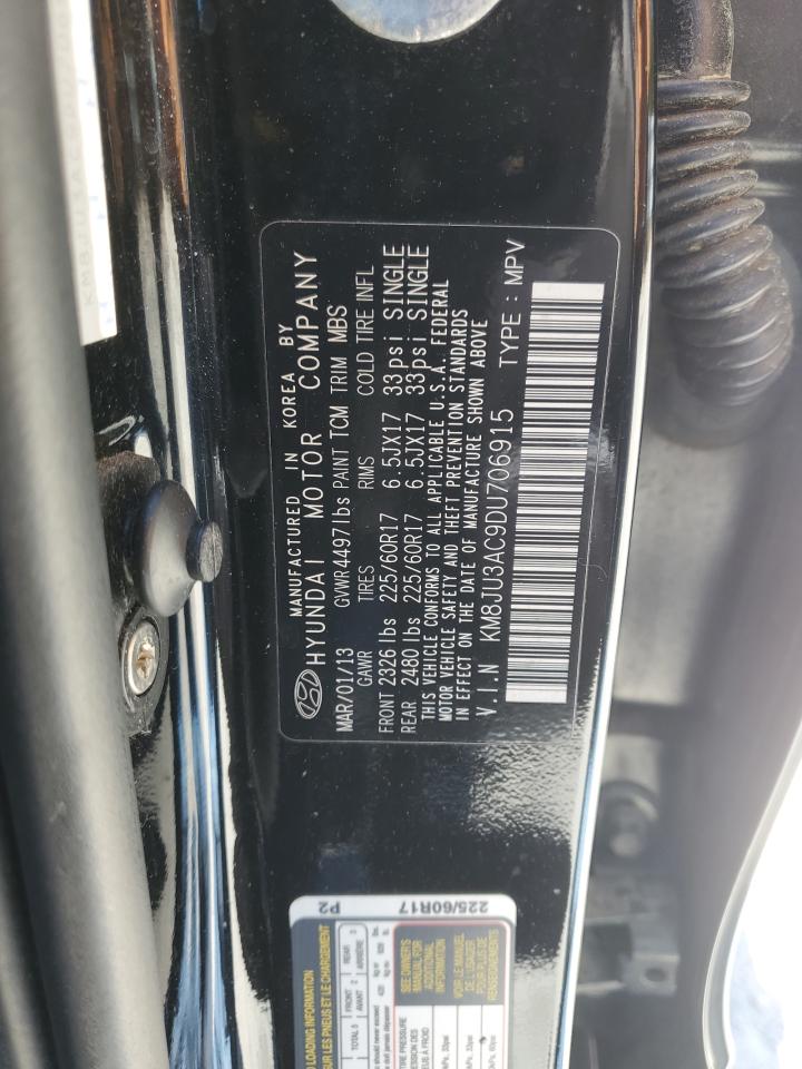 KM8JU3AC9DU706915 2013 Hyundai Tucson Gls