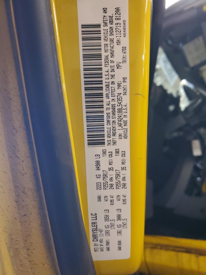 1J4FA24188L543574 2008 Jeep Wrangler X