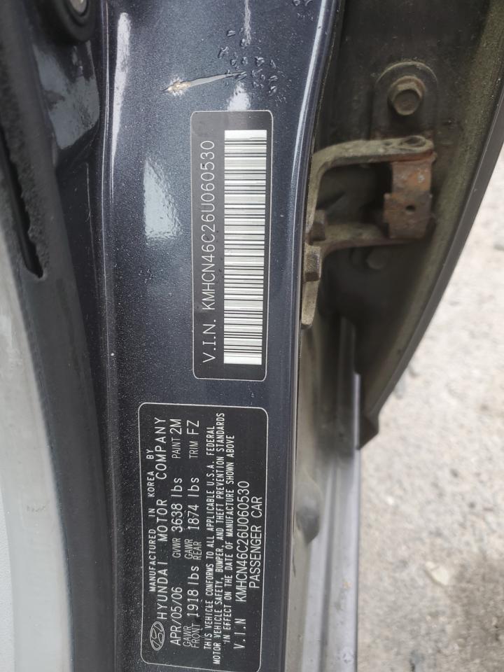 KMHCN46C26U060530 2006 Hyundai Accent Gls