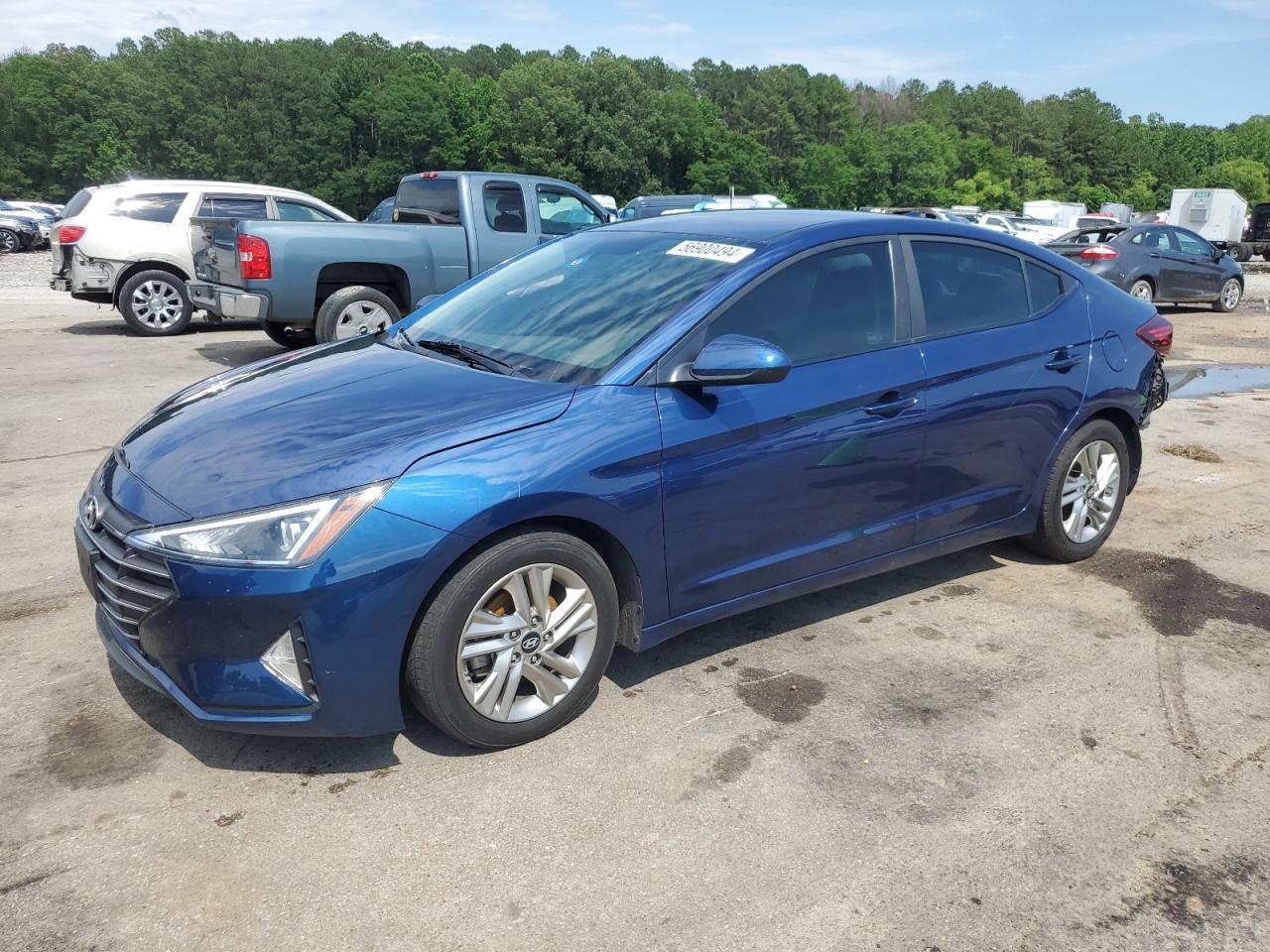 2019 Hyundai Elantra Sel vin: 5NPD84LF6KH407652