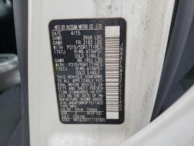 2015 NISSAN JUKE S - JN8AF5MR3FT511402