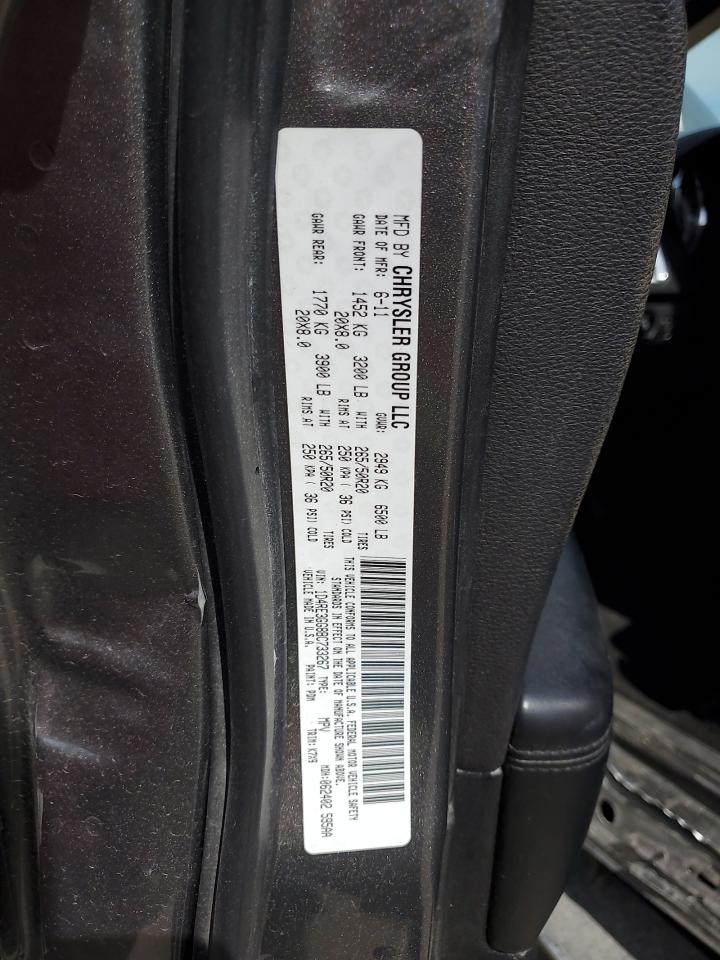 1D4RE3GG8BC733267 2011 Dodge Durango Heat