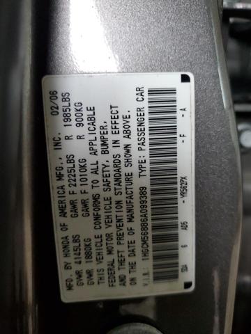 2006 Honda Accord Ex VIN: 1HGCM56886A099389 Lot: 54565174