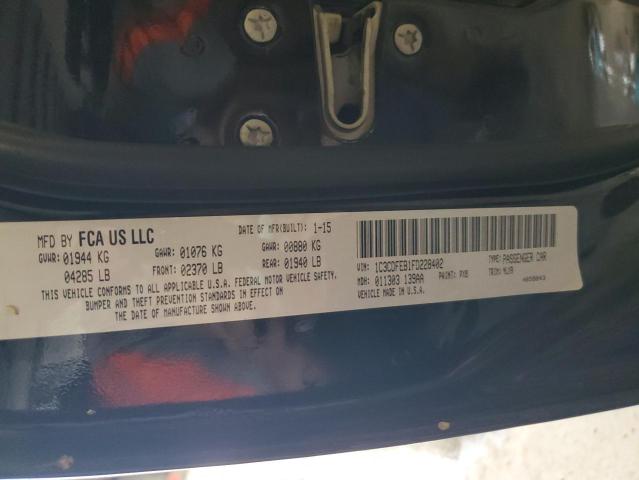 2015 Dodge Dart Gt VIN: 1C3CDFEB1FD228402 Lot: 55437404