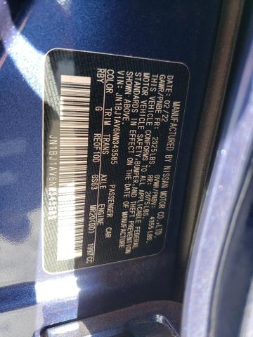 2022 Nissan Rogue Sport S VIN: JN1BJ1AV6NW343585 Lot: 56232984