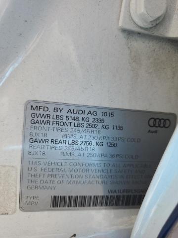 2016 AUDI A4 ALLROAD WA1UFBFL5GA012141