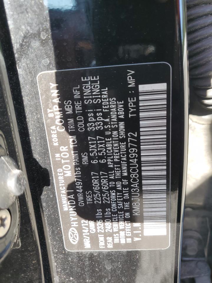 KM8JU3AC8CU499772 2012 Hyundai Tucson Gls