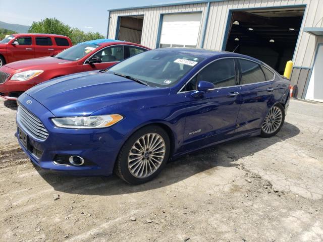 Lot #2524382115 2014 FORD FUSION TIT salvage car