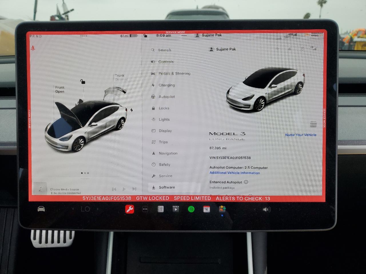 5YJ3E1EA0JF051538 2018 Tesla Model 3