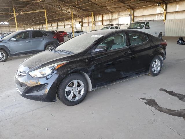 HYUNDAI ELANTRA SE 2014 black sedan 4d gas KMHDH4AE6EU172525 photo #1