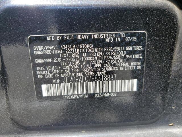2015 Subaru Xv Crosstrek 2.0 Premium VIN: JF2GPAFC7F8318887 Lot: 55137674