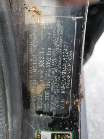 2004 Hyundai Elantra Gls VIN: KMHDN46D44U822427 Lot: 54570044