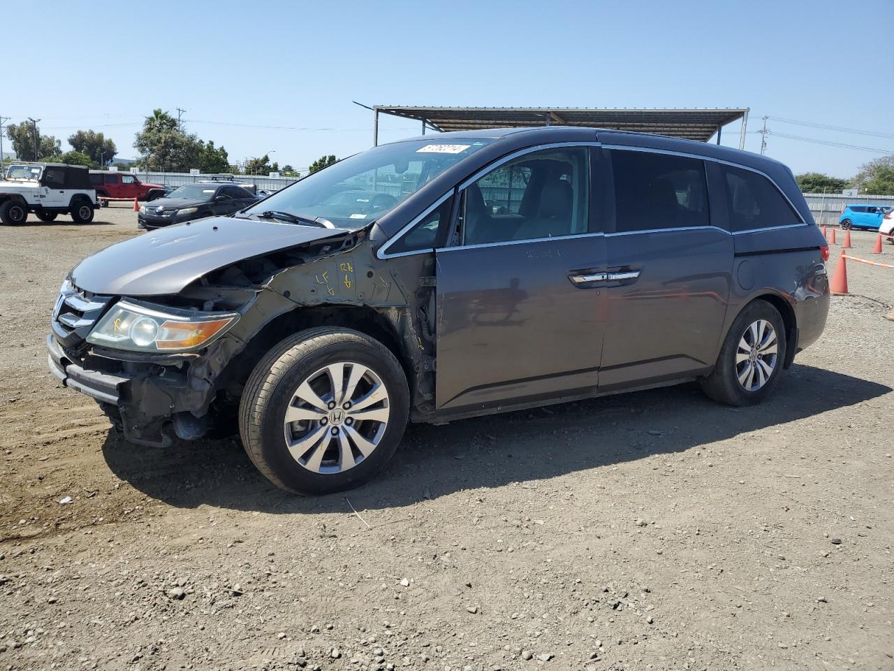 5FNRL5H63FB097547 2015 Honda Odyssey Exl