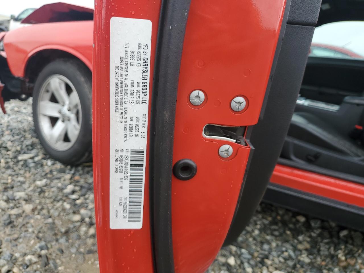 2B3CJ4DV0AH261036 2010 Dodge Challenger Se