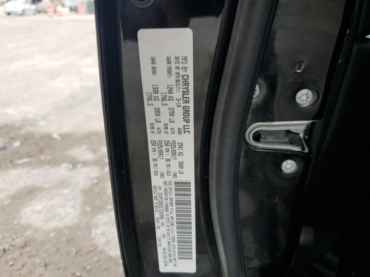 3C4PDDBG5ET242006 2014 Dodge Journey Sxt