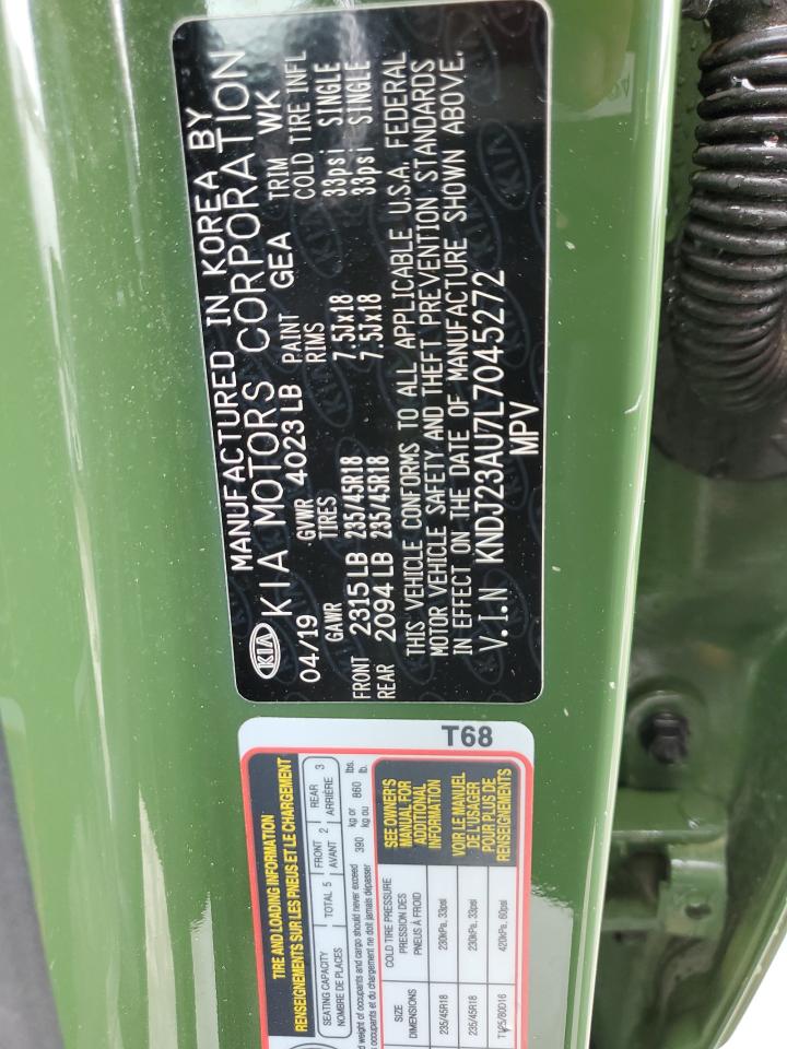 KNDJ23AU7L7045272 2020 Kia Soul Lx