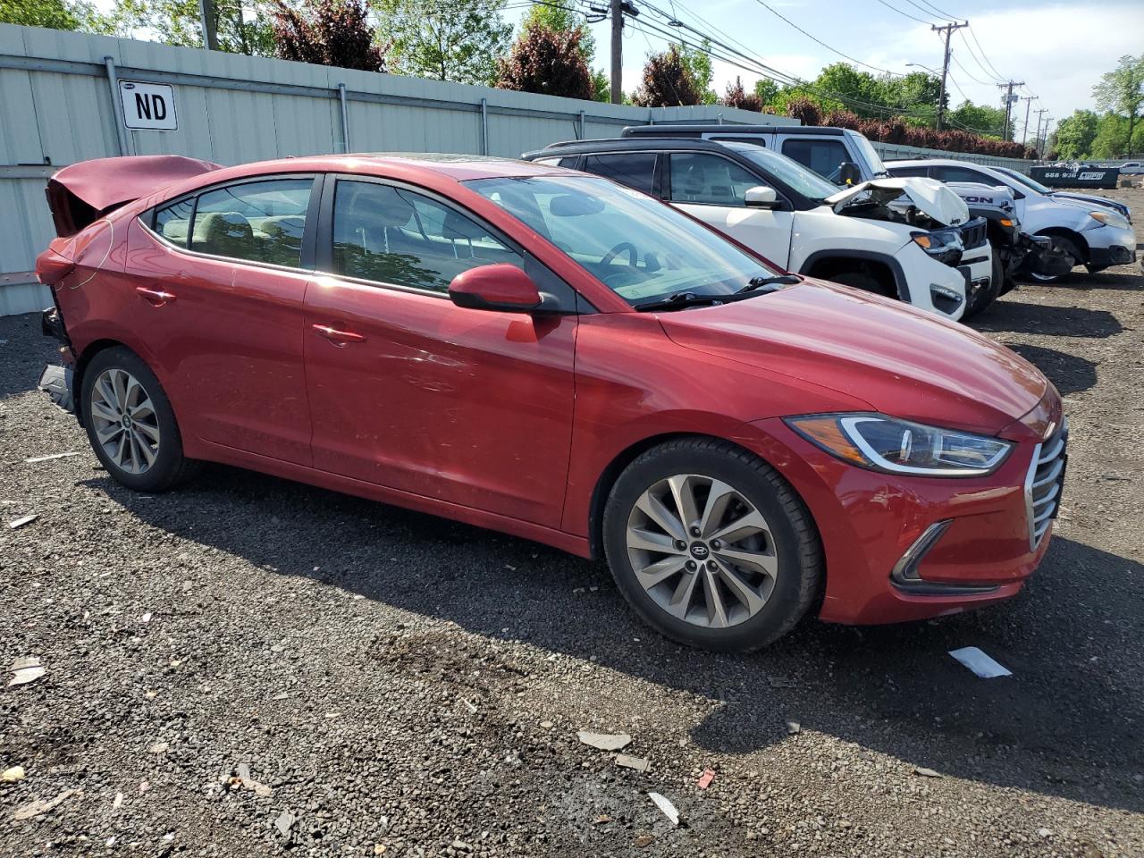 2017 Hyundai Elantra Se vin: KMHD84LF0HU313292